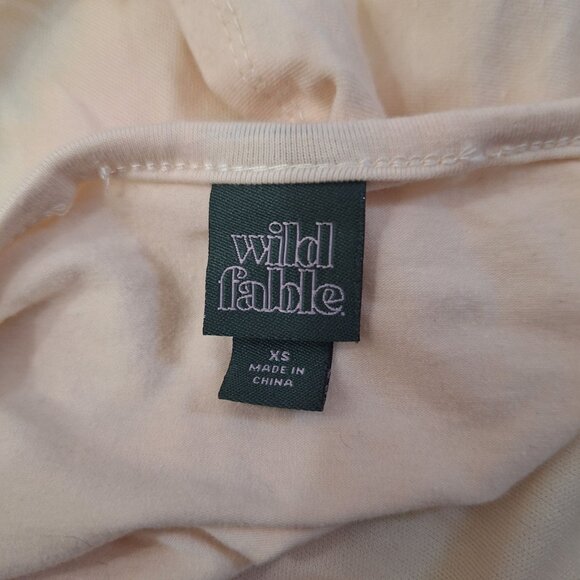 Wild Fable Crocheted Halter Top Boho hippie 60s festival patchwork size XS - Picture 3 of 4